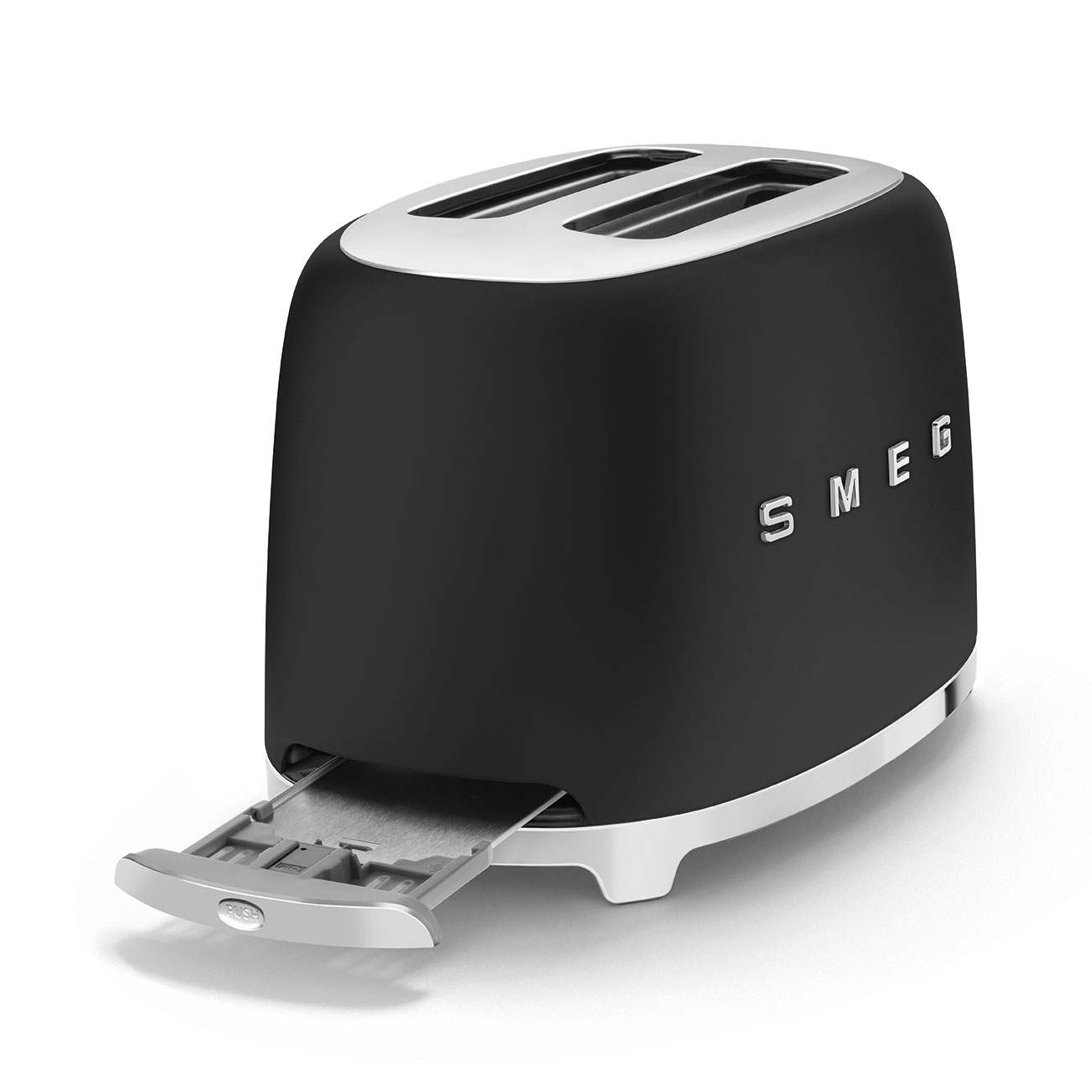 Smeg TSF01BLMEU Toaster Schwarz matt