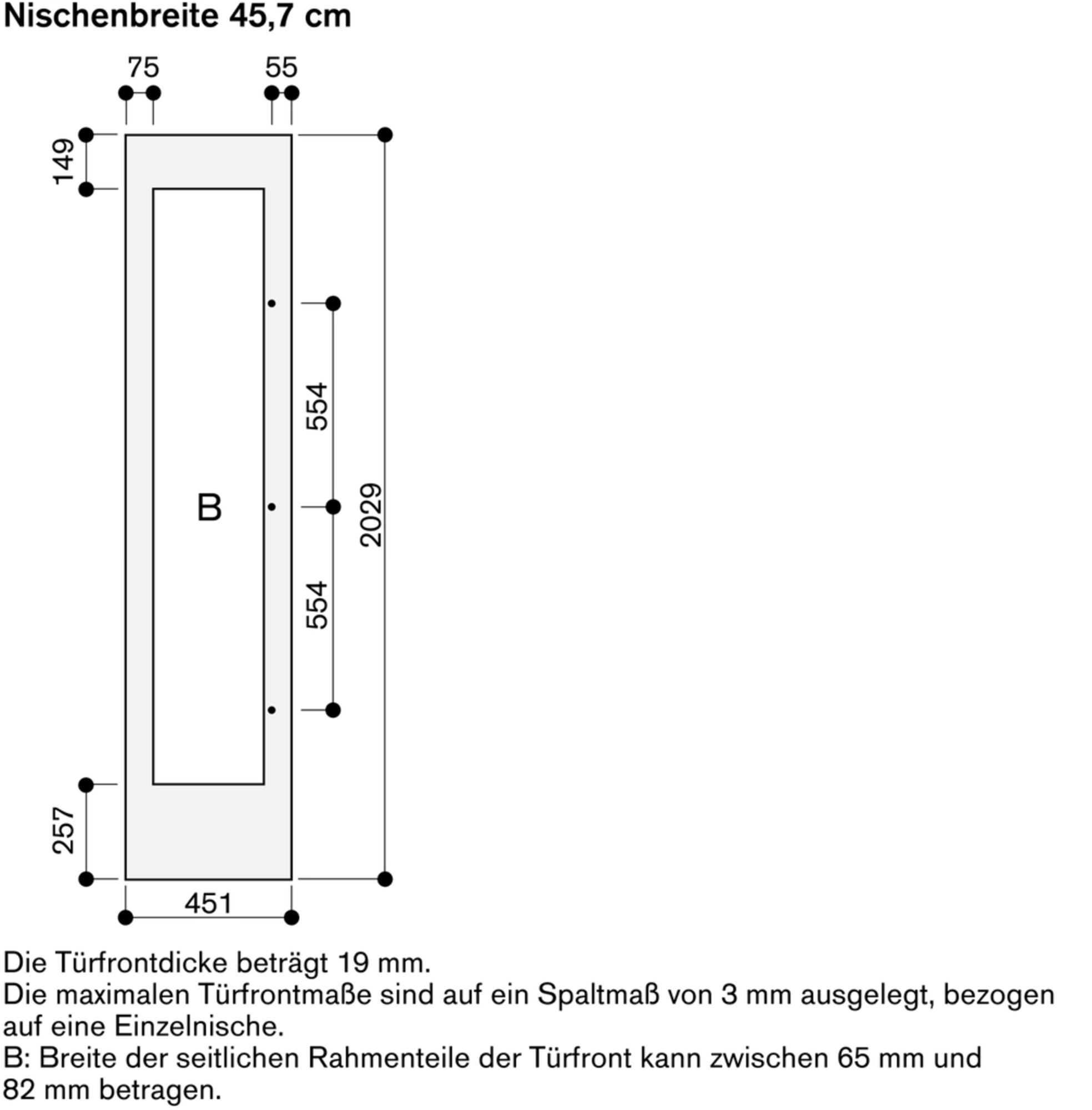 Gaggenau RA421111 Türfront Edelstahl