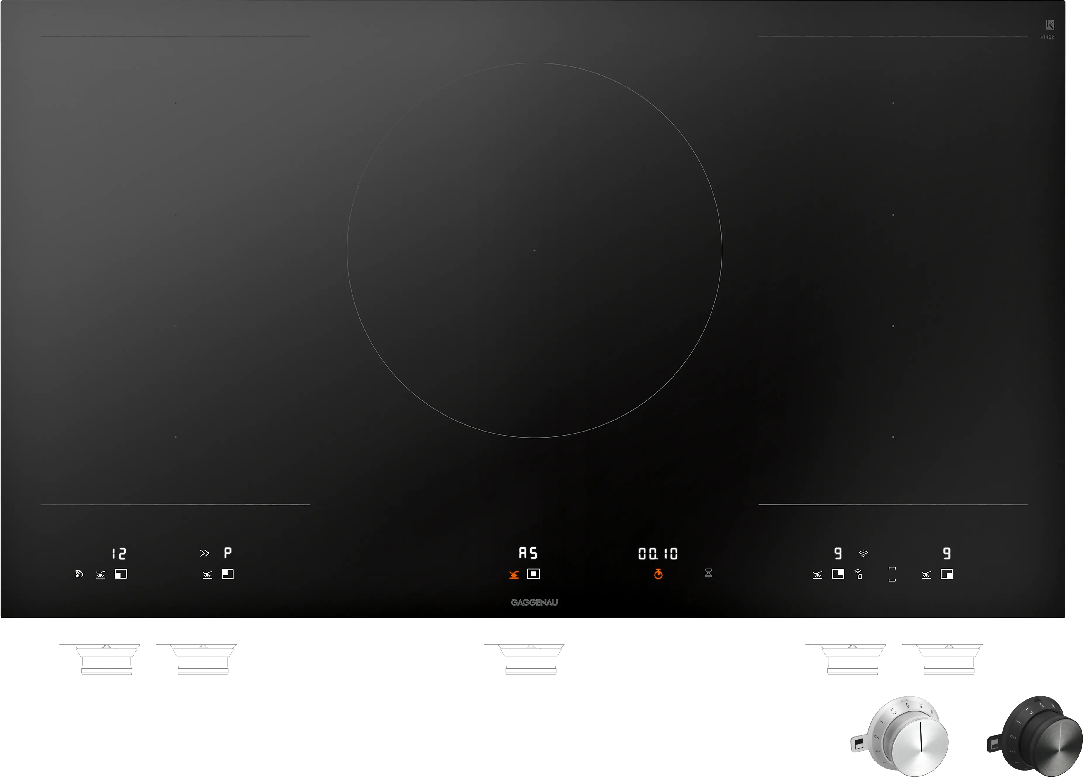 Gaggenau VI492105 Herdunabhängiges Induktionskochfeld Schwarz
