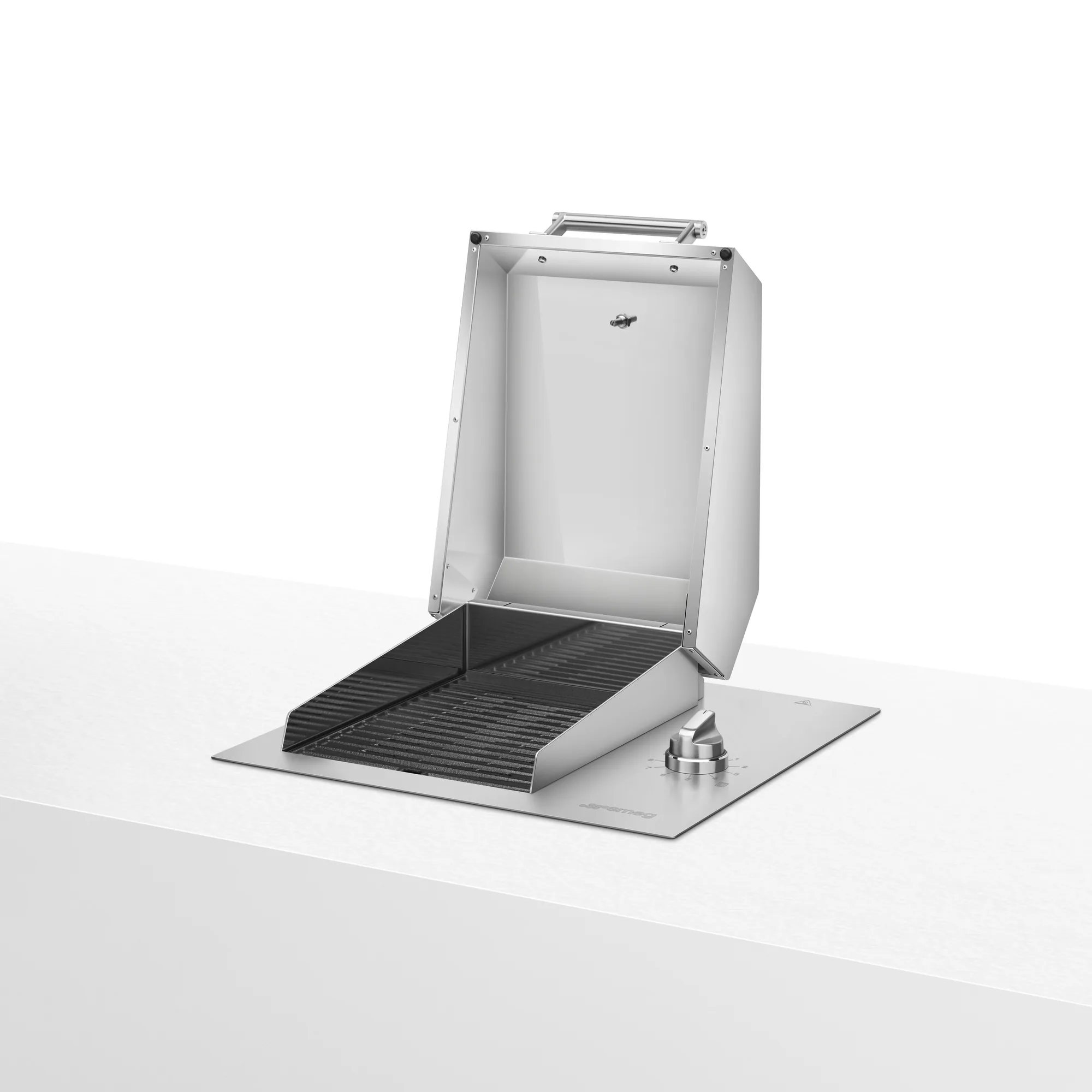 Smeg BBQE60X Elektro-Grill Edelstahl