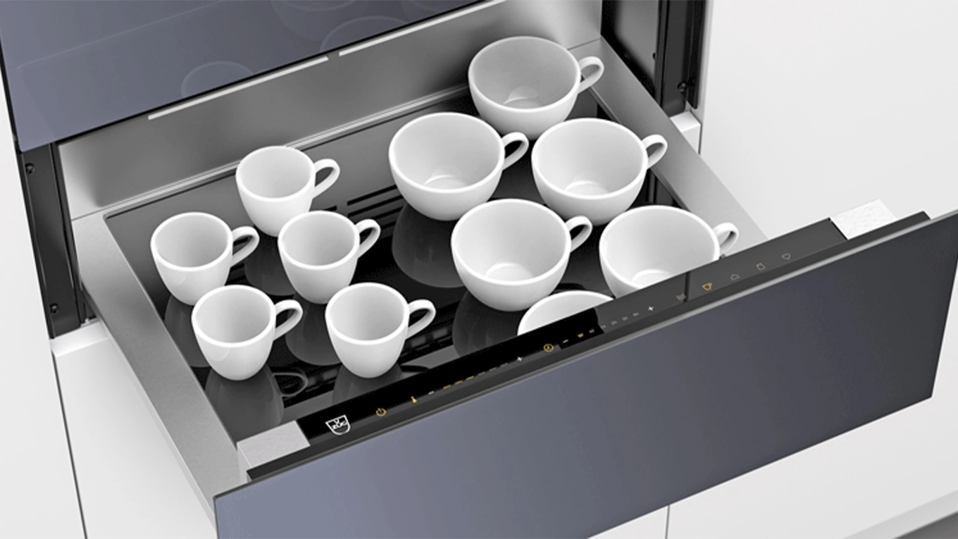 V-ZUG Wärmeschublade V-ZUG Wärmeschublade zum Vorwärmen von Geschirr