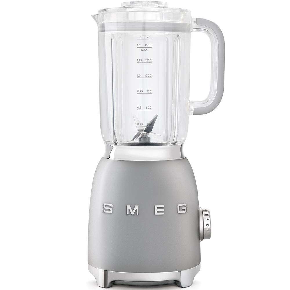 Smeg BLF01SVEU Standmixer Polarsilber Metallic