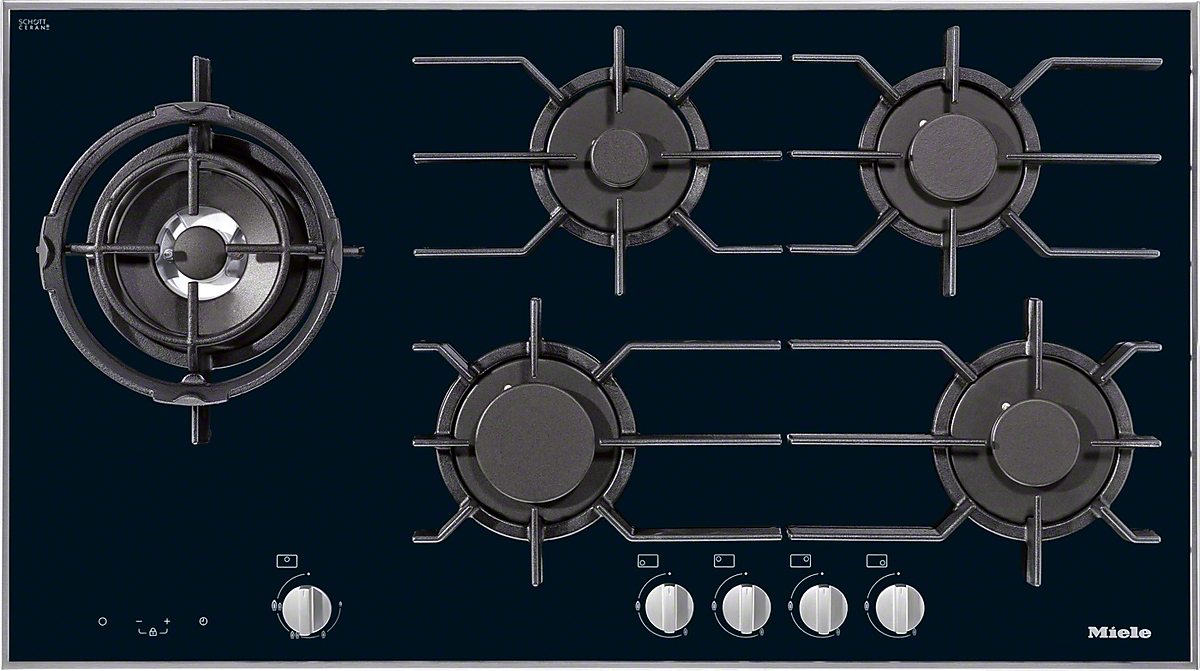 Miele KM 3054-1 Gaskochfeld Schwarz