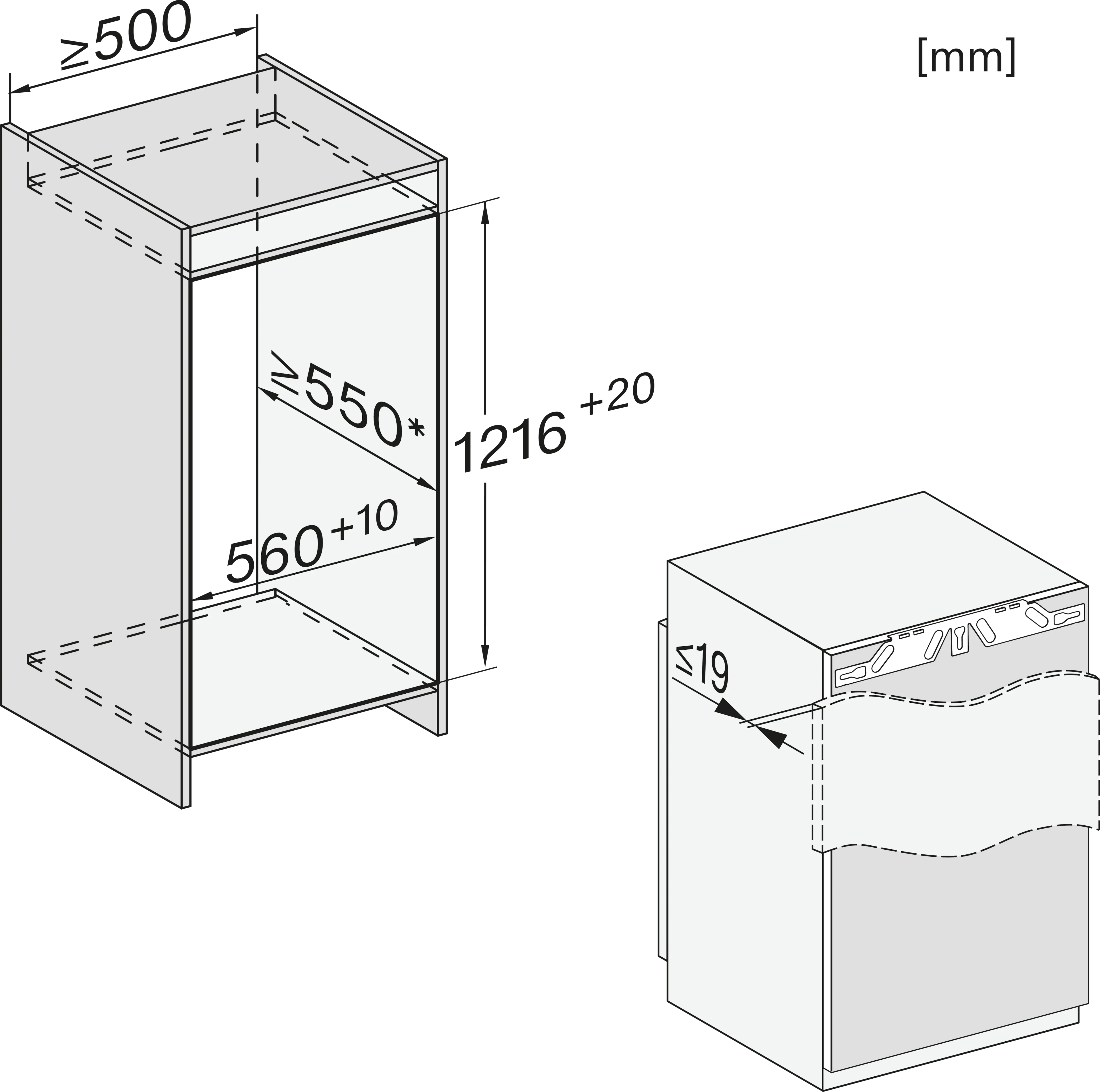 Miele K 7348 C 125 Gala Edition Einbau-Kühlschrank