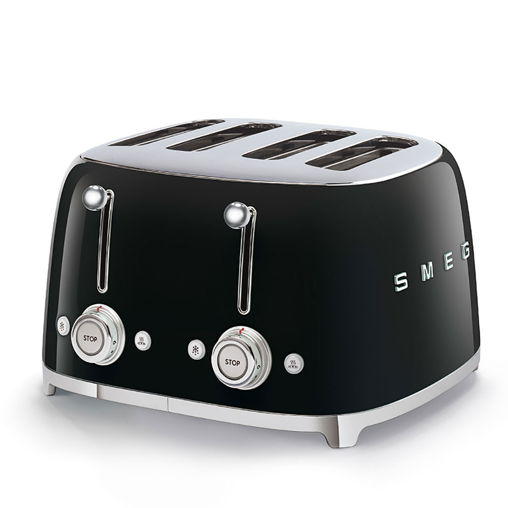 Smeg TSF03BLEU Toaster Schwarz