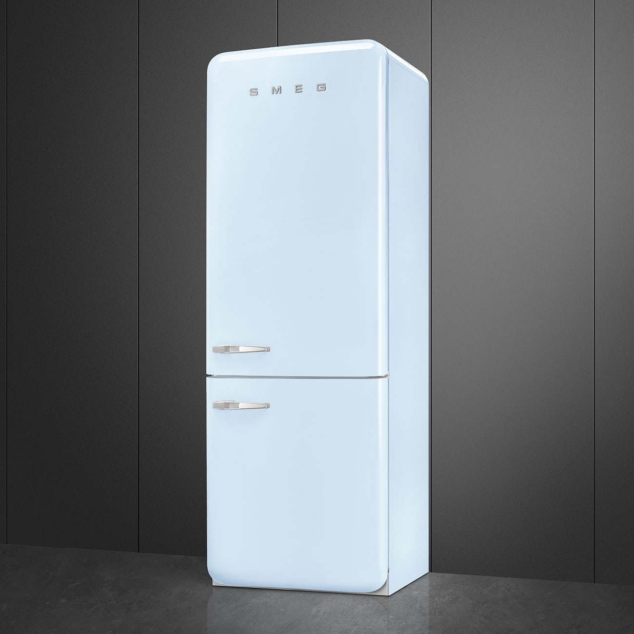 Smeg FAB38RPB5 Stand-Kühl-Gefrierkombination Pastellblau