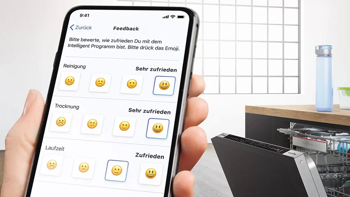 Bosch Feedback Bosch Feedback auf dem Smartphone