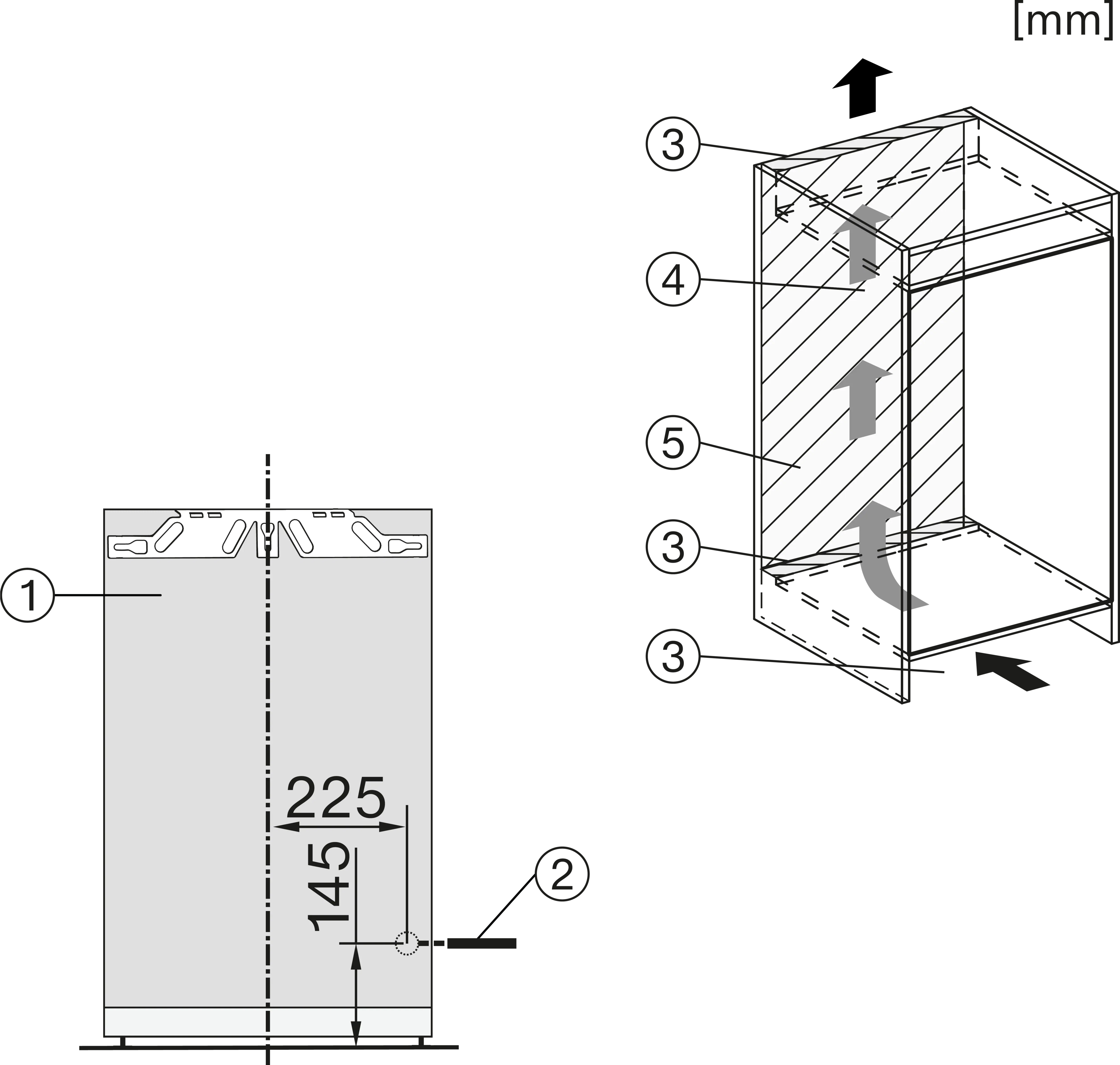 Miele FNS 7140 C Einbau-Gefrierschrank