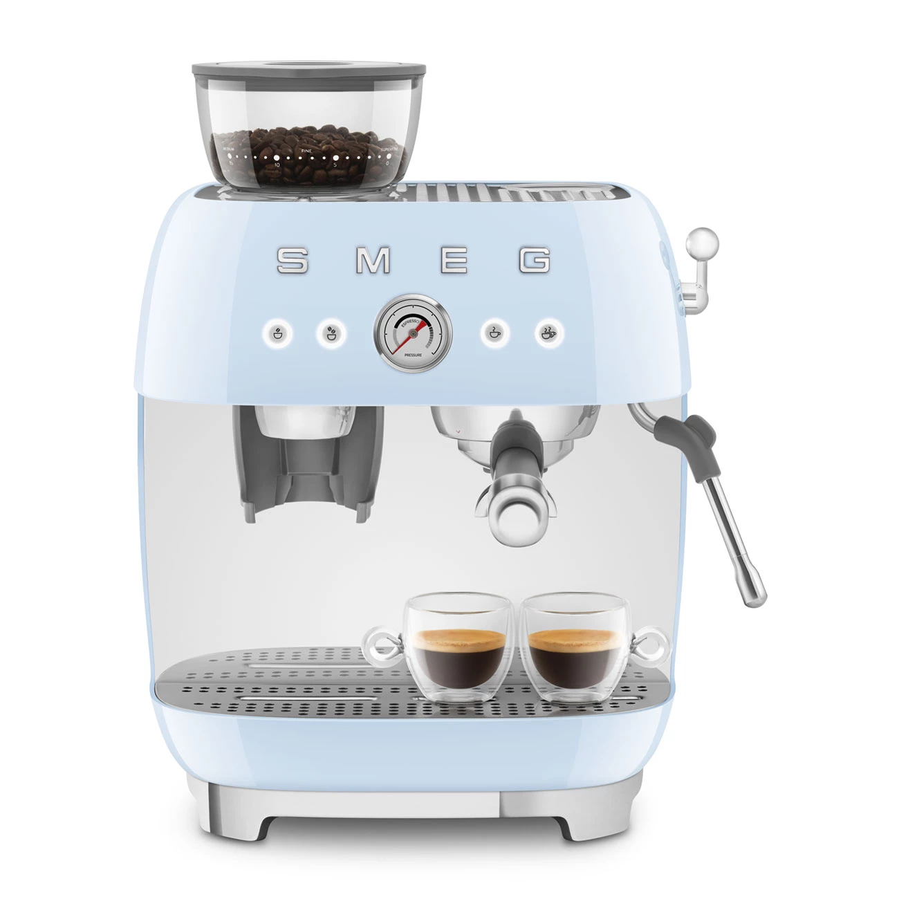Smeg EGF03PBEU Espresso-Kaffeemaschine Pastellblau