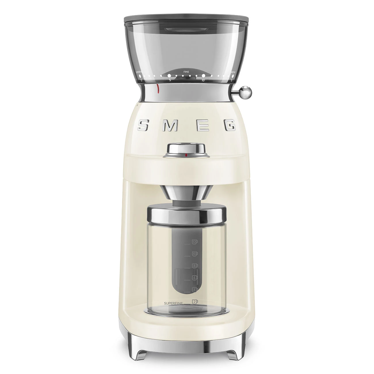 Smeg CGF03CREU Kaffeemühle Creme