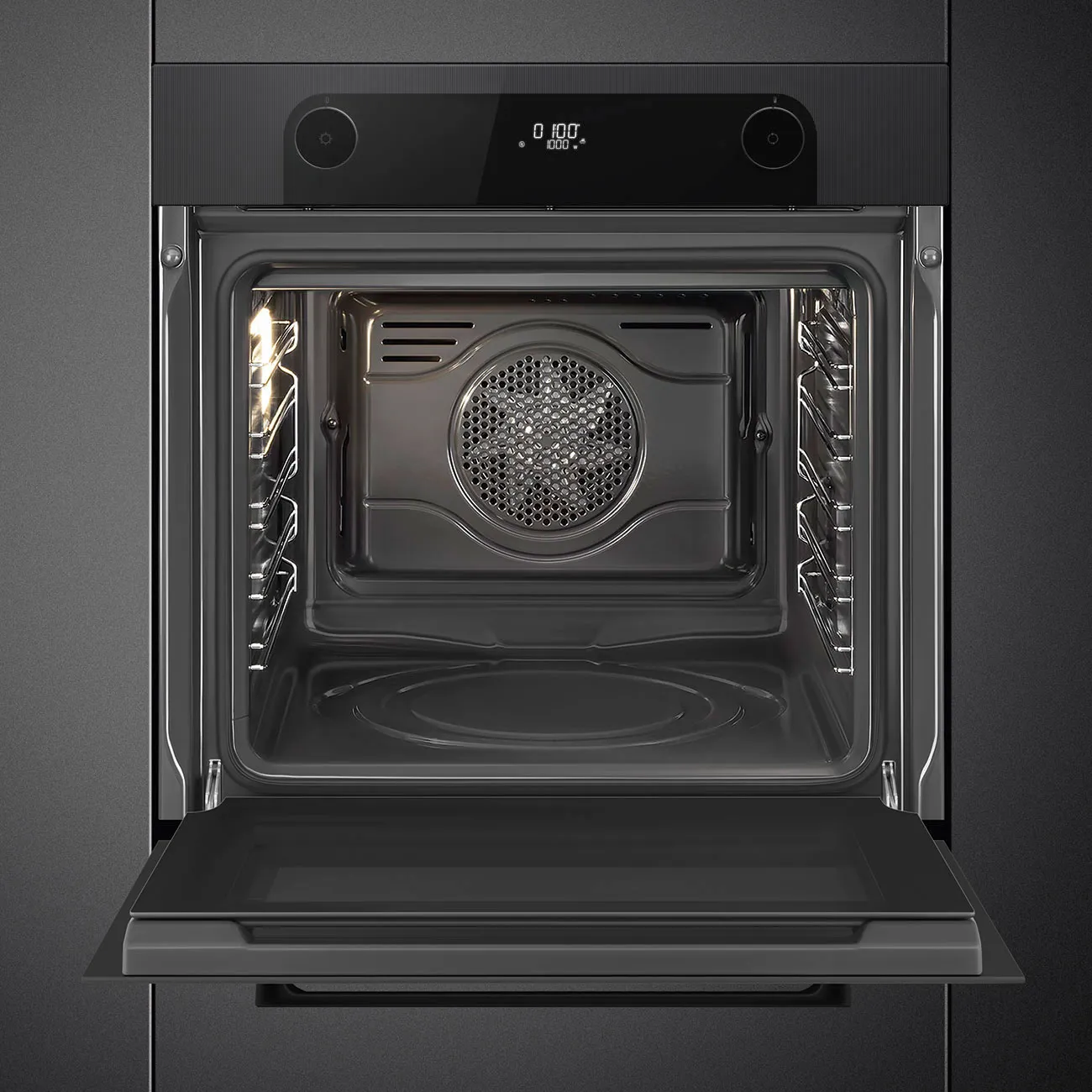Smeg SF6201TB Einbau-Backofen Schwarz