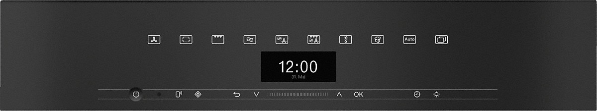 Miele H 7440 BM Kompakt-Backofen mit Mikrowelle Obsidianschwarz