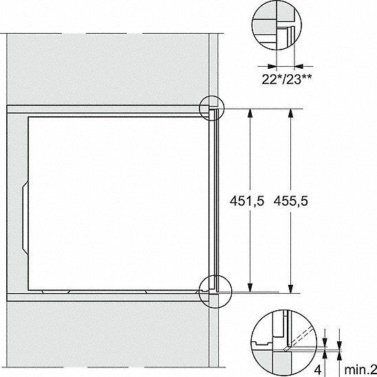 Miele KWT 7112 IG Einbau-Weintemperierschrank Graphitgrau