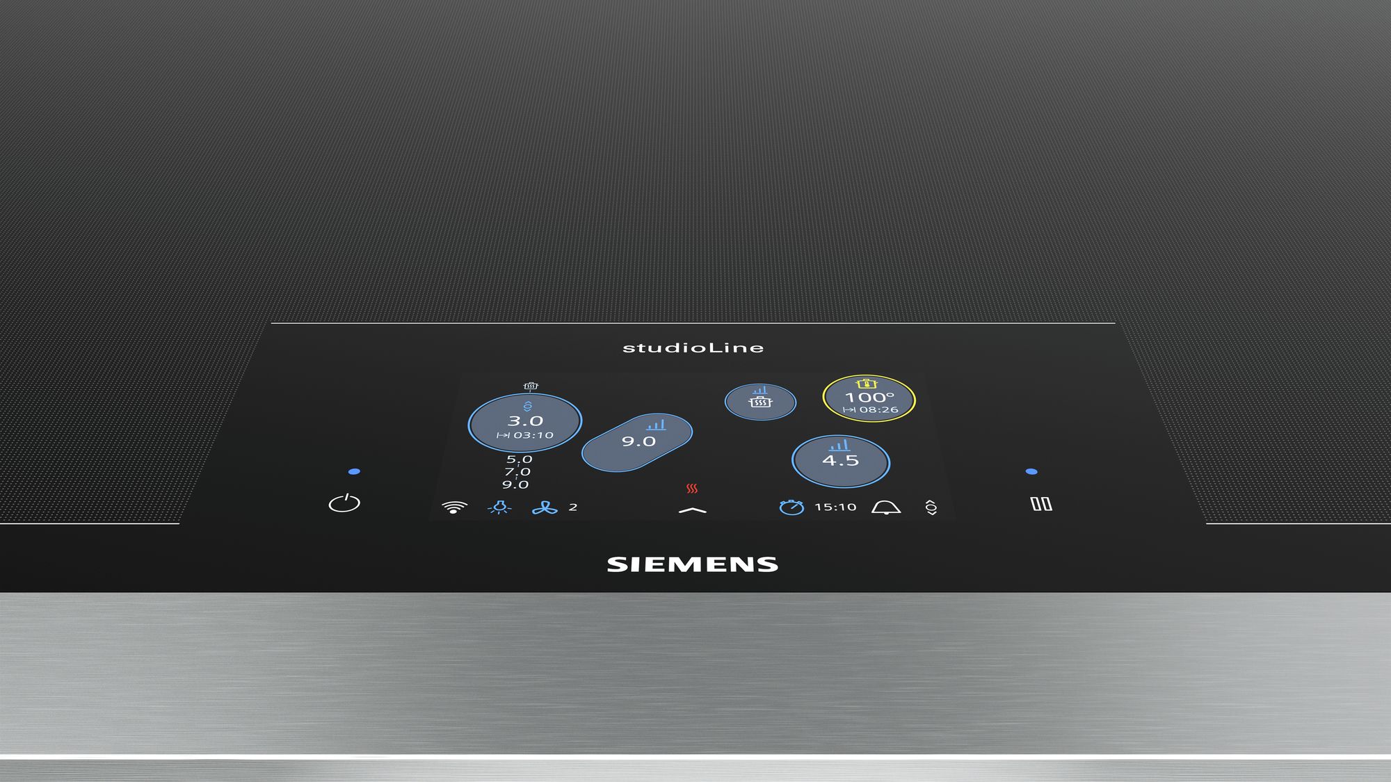 Siemens EZ807KZY1E Einbau-Induktionskochfeld Schwarz