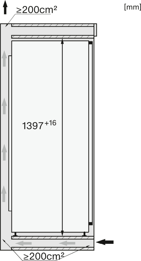 Miele FNS 7470 D Einbau-Gefrierschrank