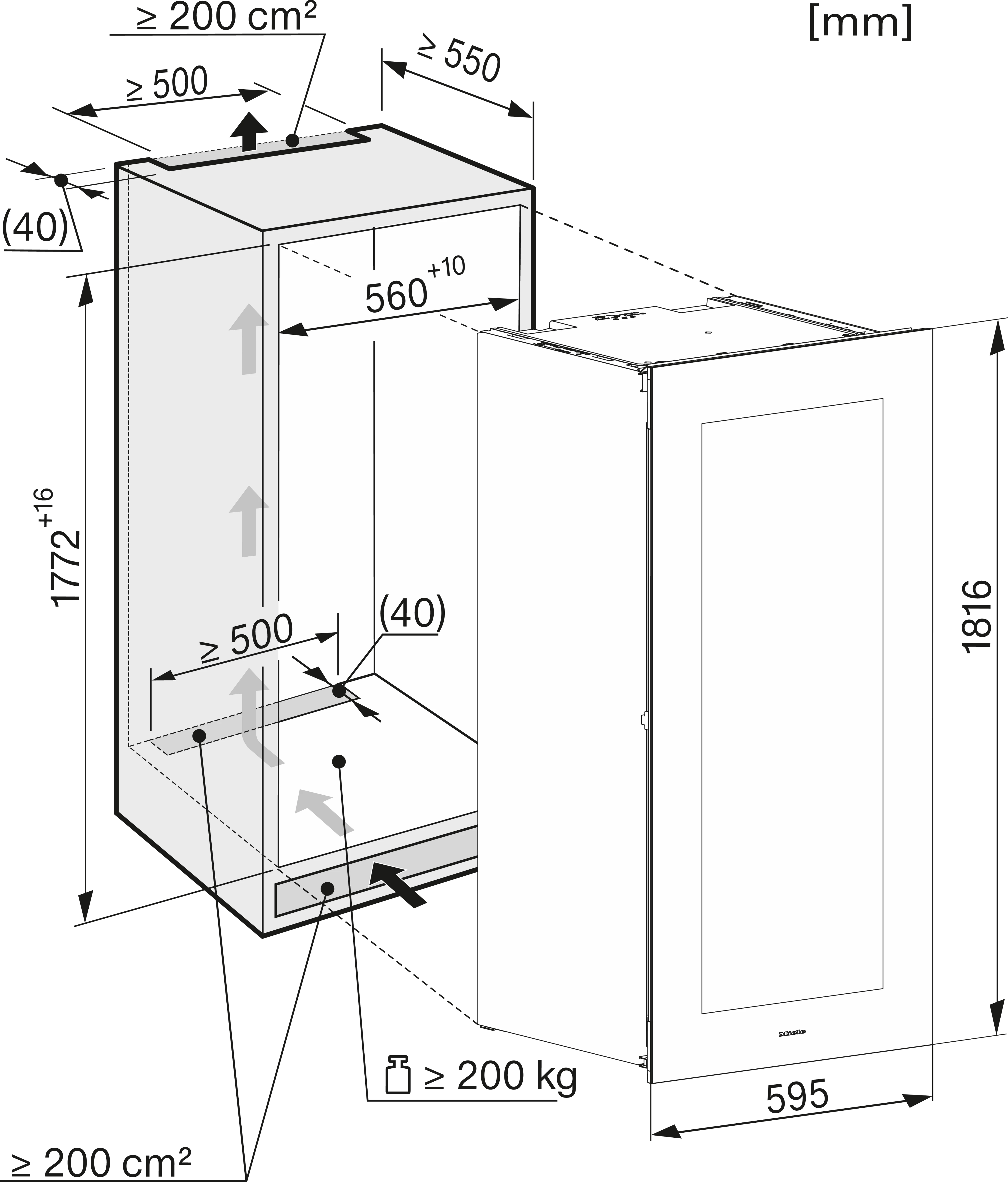 Miele KWT 6722 iGS-1 Einbau-Weintemperierschrank