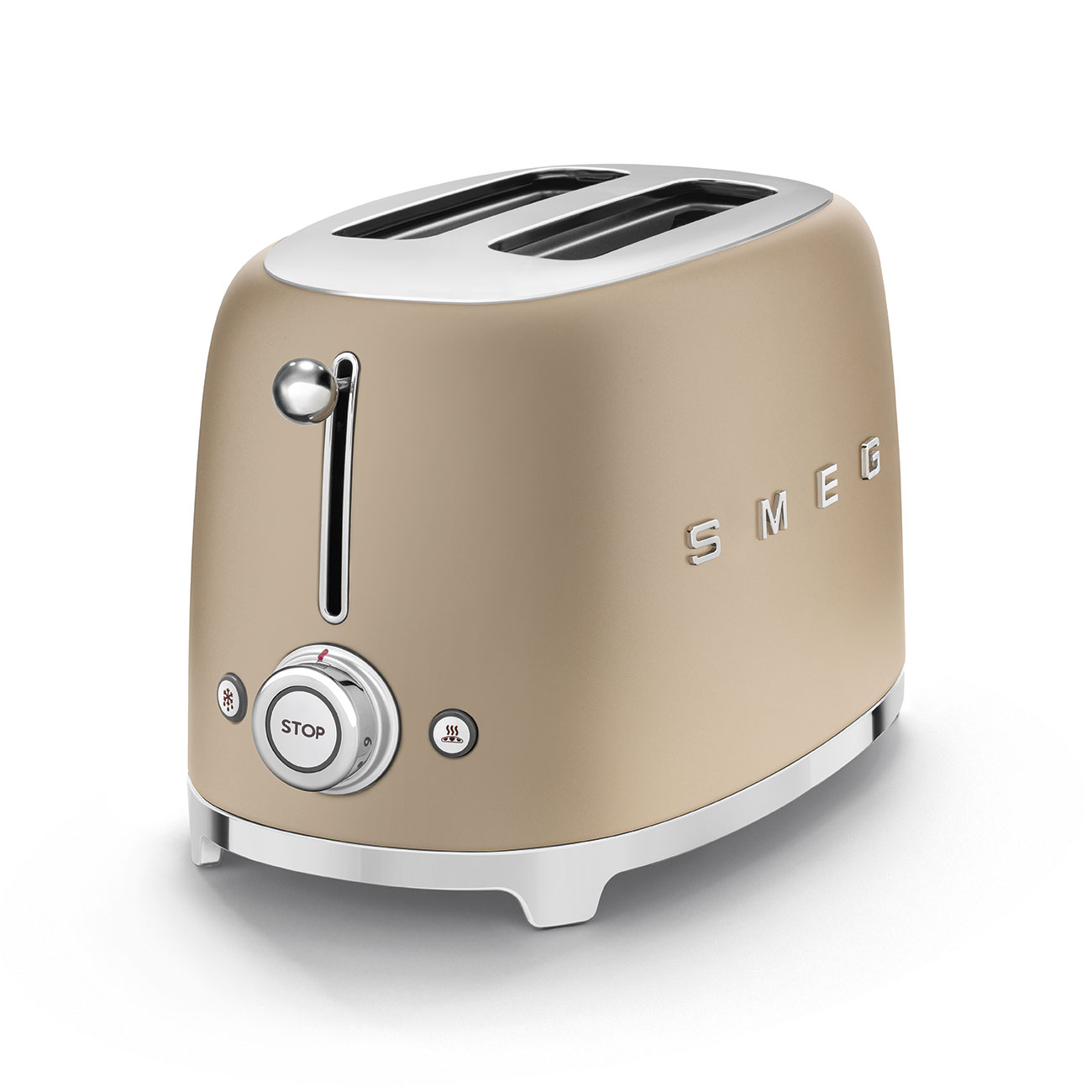 Smeg TSF01CHMEU Toaster Champagner matt