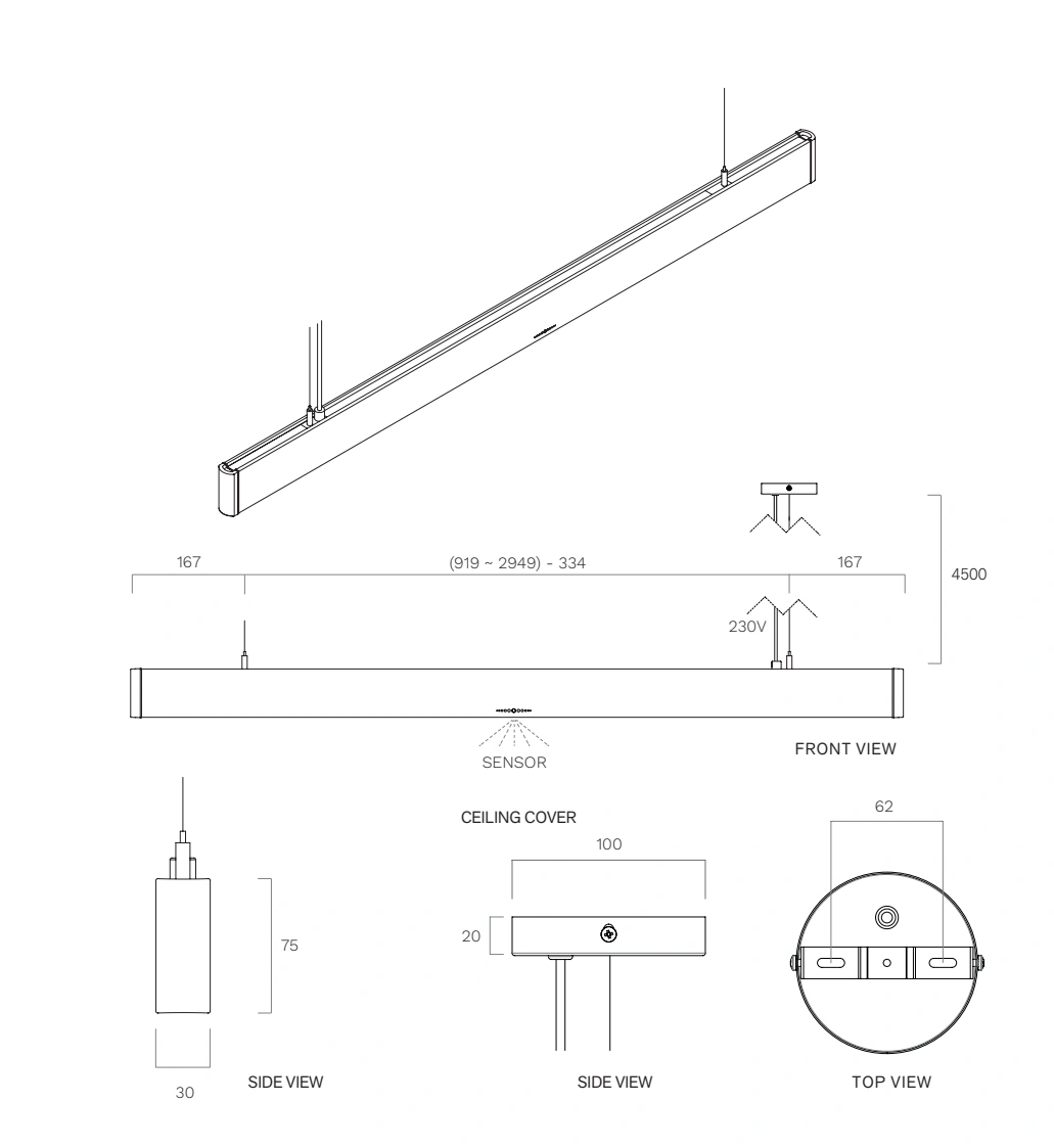 Novy Pendant 270 Beleuchtung Schwarz 70007 Novy Pendant 270 Beleuchtung Schwarz 70007