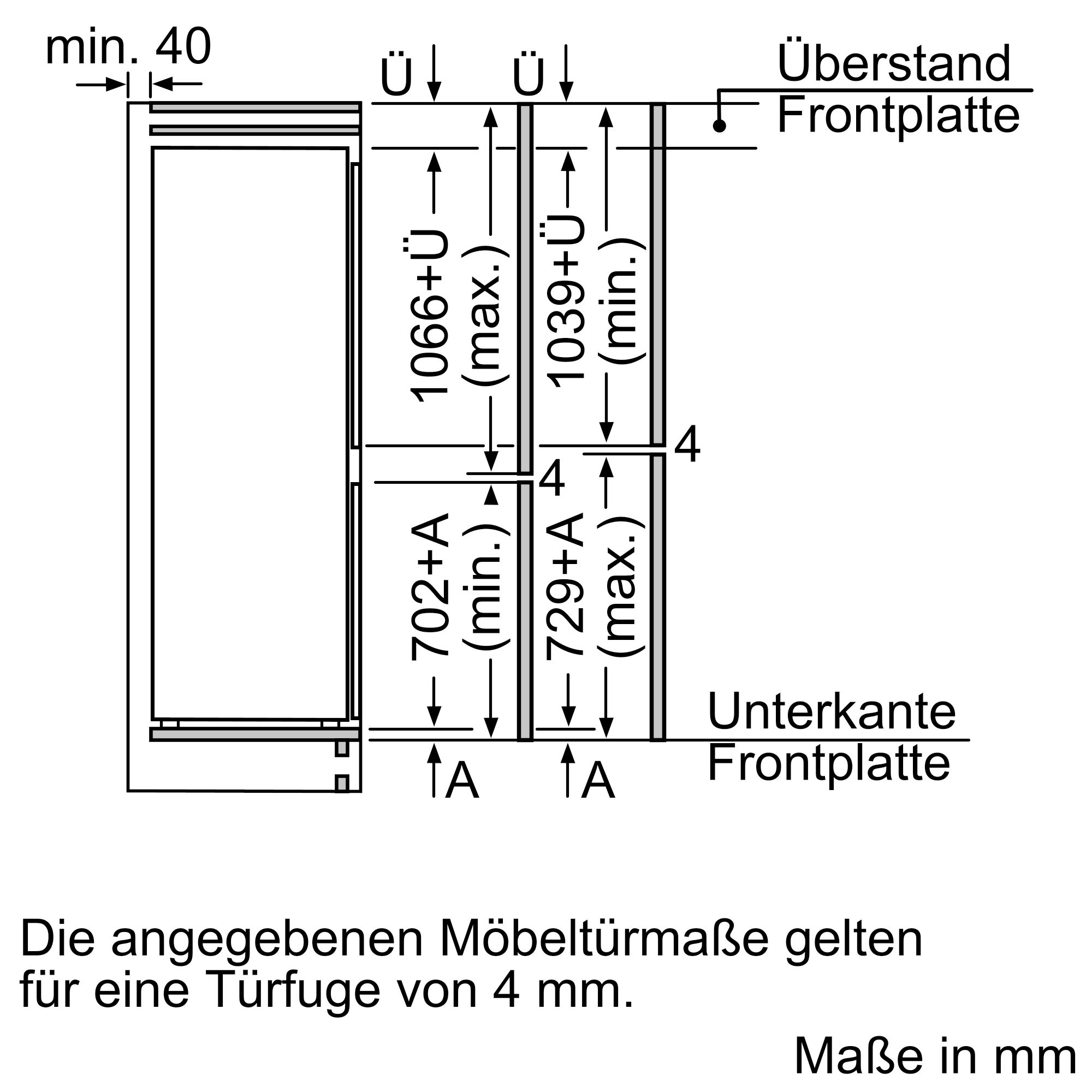 Siemens KI86SSDE0 Einbau-Kühl-Gefrierkombination 