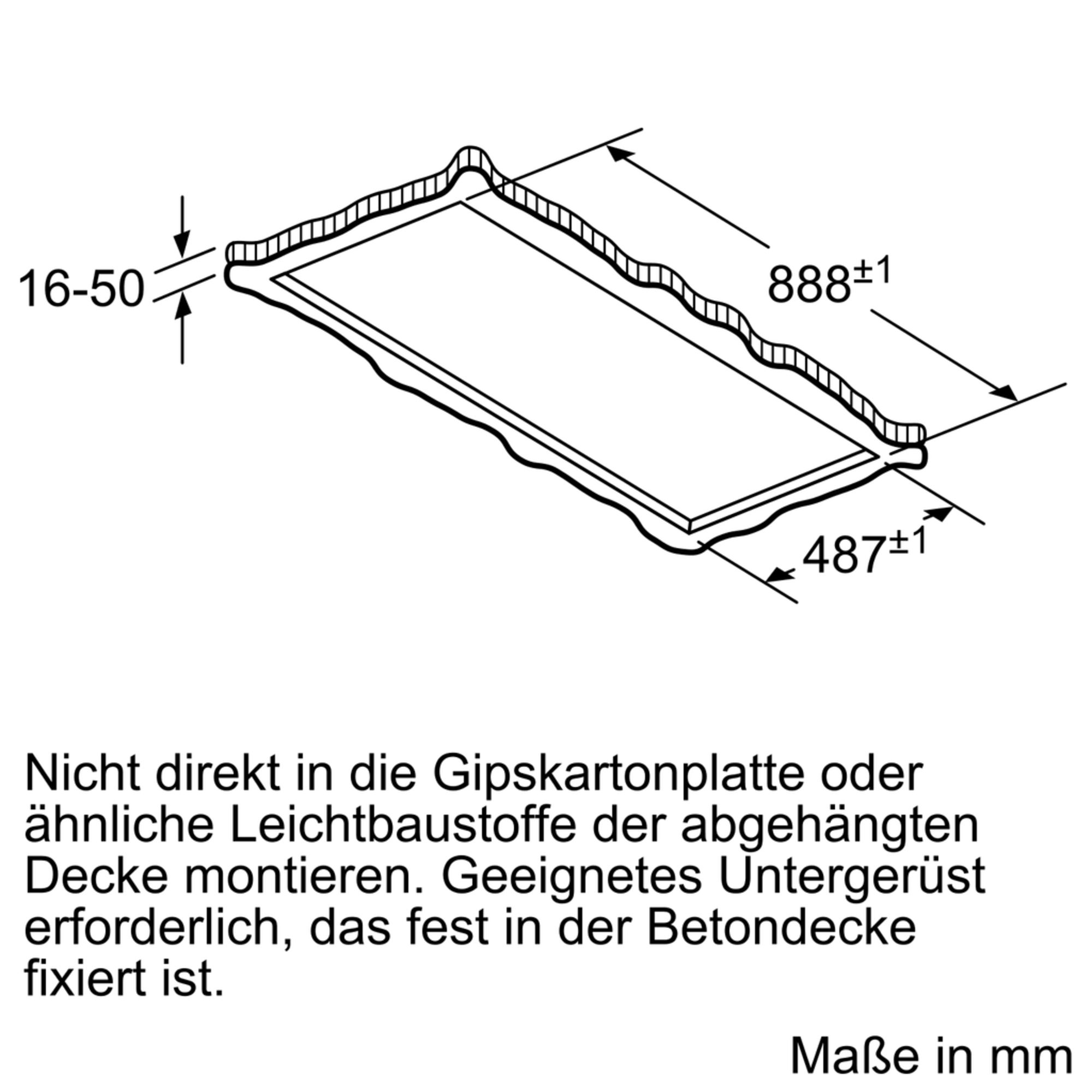 Siemens LR96CBS25 Deckenhaube Weiß