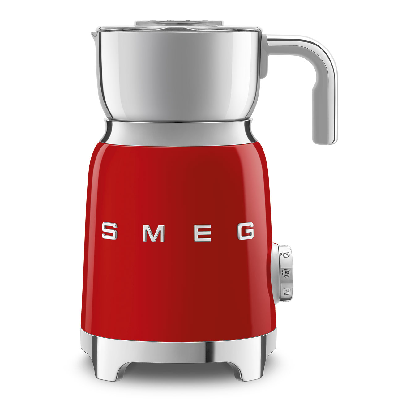 Smeg MFF01RDEU Milchaufschäumer Rot