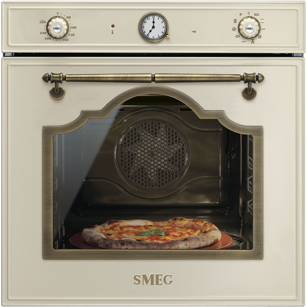 [Zweite Wahl] Smeg SFP750POPZ Einbau-Backofen Creme 