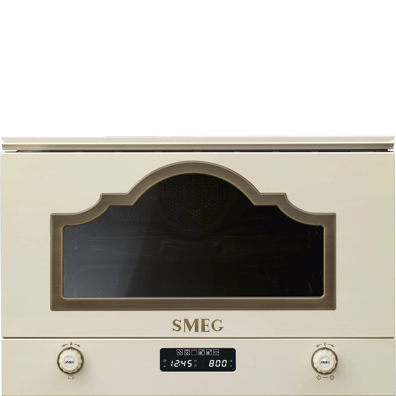 Smeg MP722PO Einbau-Mikrowellengerät mit Grill Creme Smeg MP722PO Einbau-Mikrowellengerät mit Grill Creme