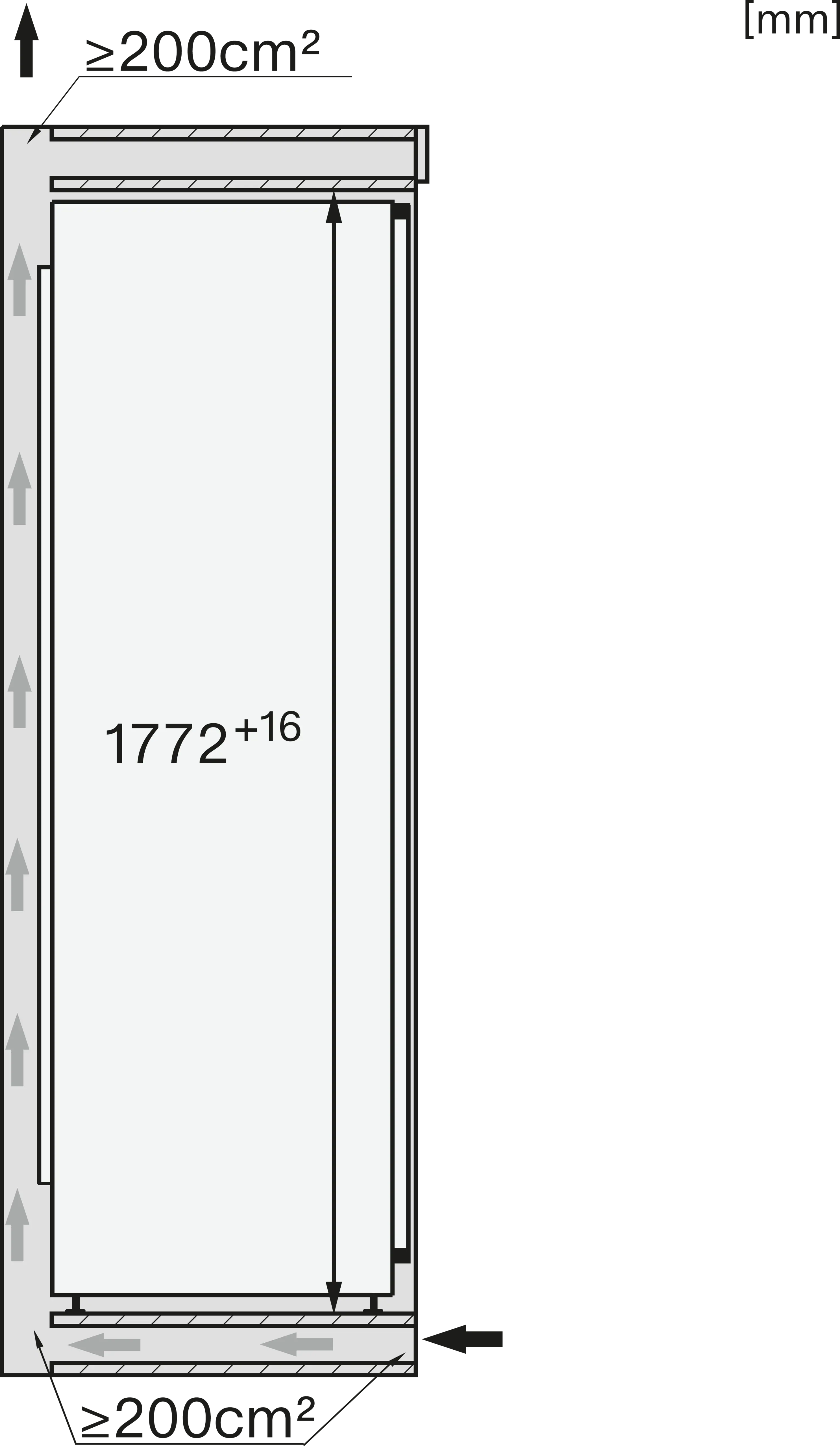 Miele FNS 7774 D Einbau-Gefrierschrank