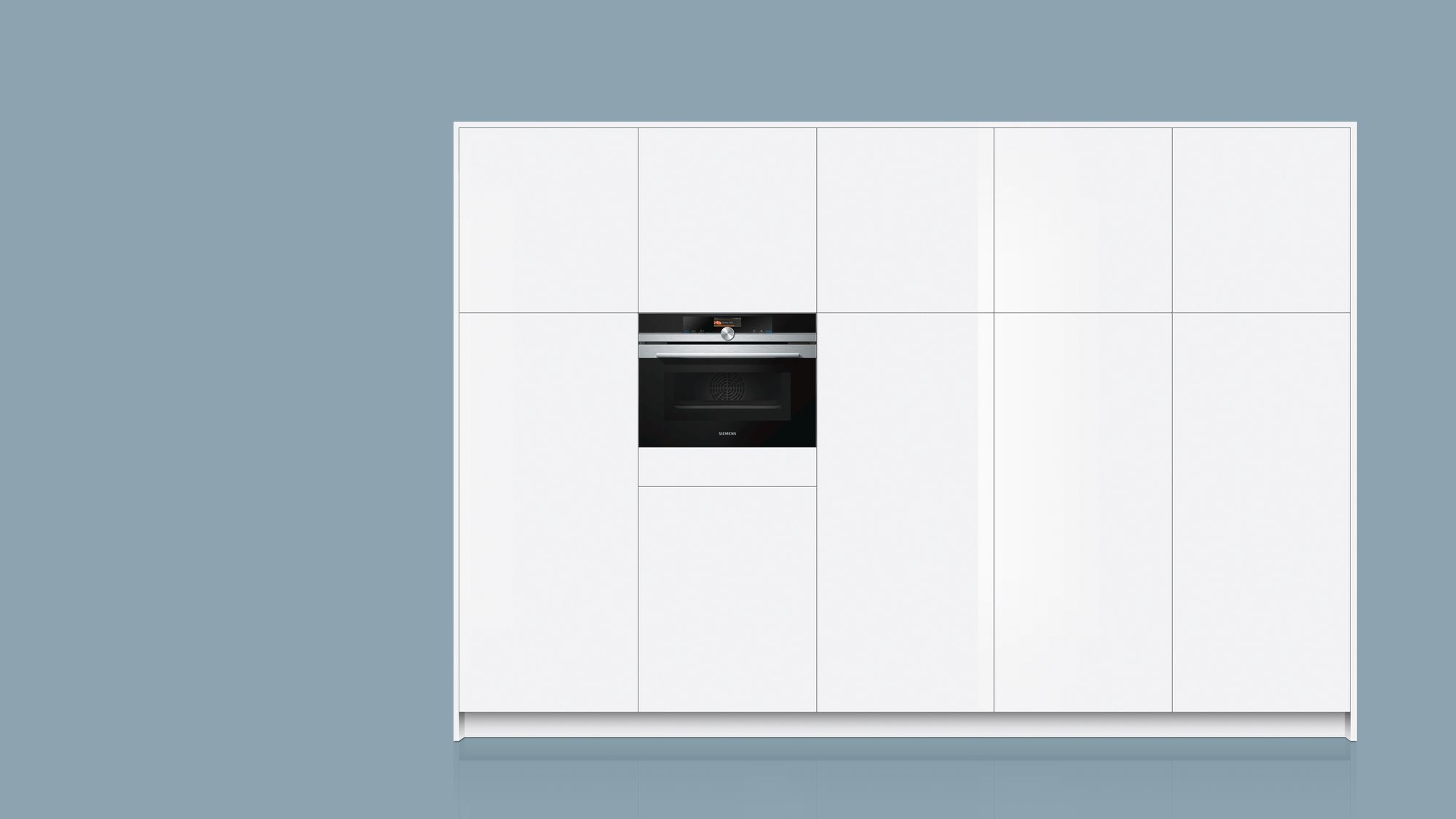 [Zweite Wahl] Siemens CM676G0S1 Kompakt-Backofen mit Mikrowelle Edelstahl 