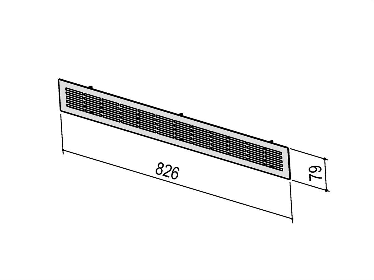 berbel 6002271 Lüftungsgitter 