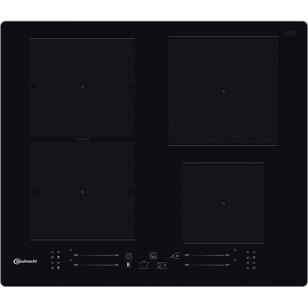 Bauknecht BS 3960F AL Einbau-Induktionskochfeld Schwarz