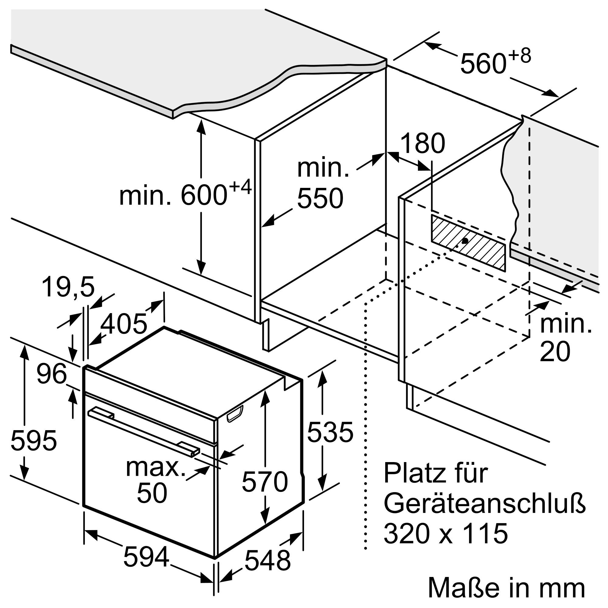 Siemens HB213ABS0 Einbau-Backofen Edelstahl