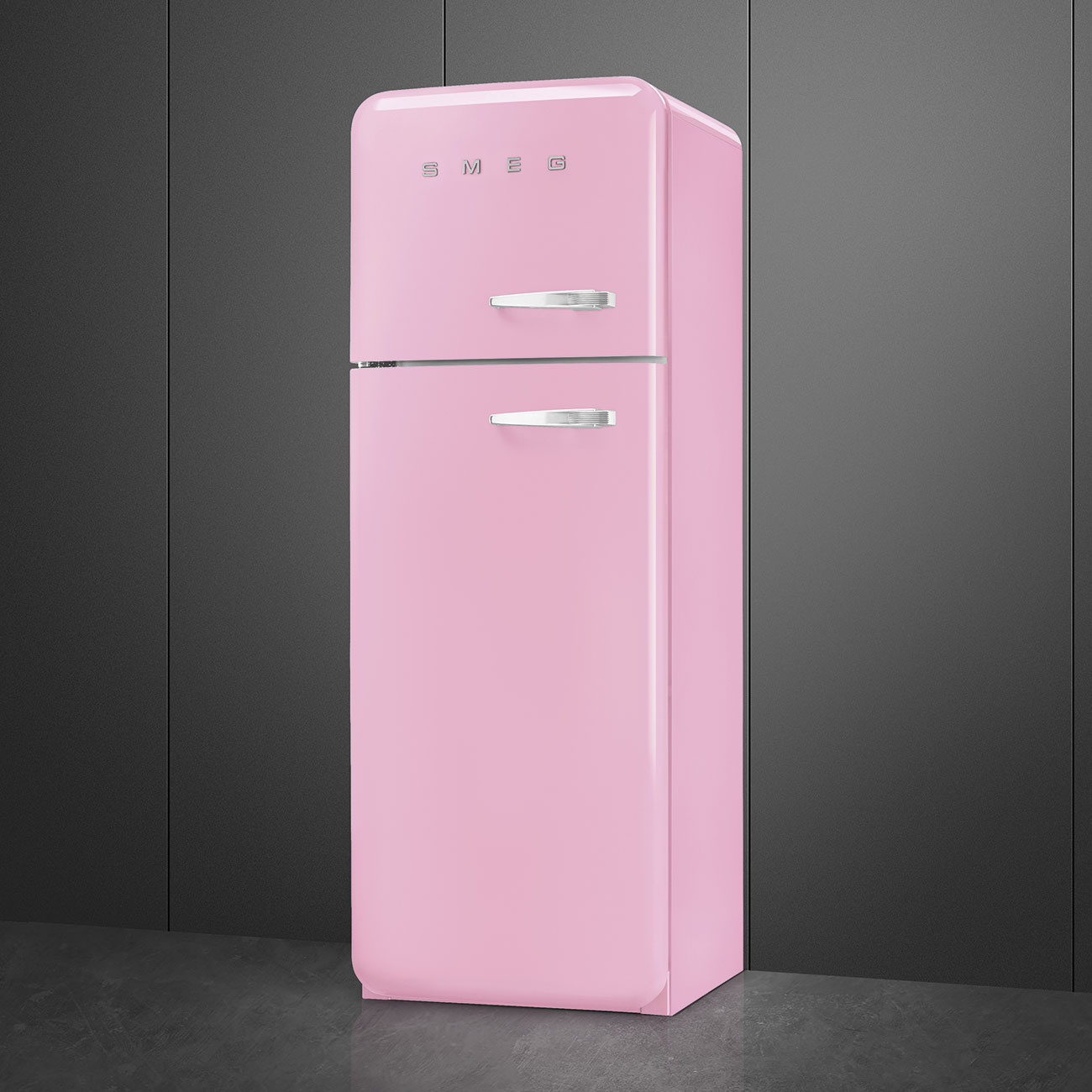 Smeg FAB30LPK5 Stand-Kühl-Gefrierkombination Cadillac Pink