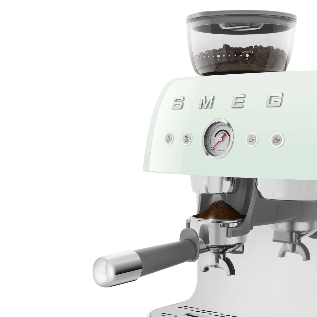 Smeg EGF03PGEU Espresso-Kaffeemaschine Pastellgrün Smeg EGF03PGEU Espresso-Kaffeemaschine Pastellgrün
