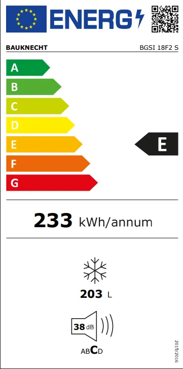 Energy Class E - mykitchens.product.energy.full_label_description