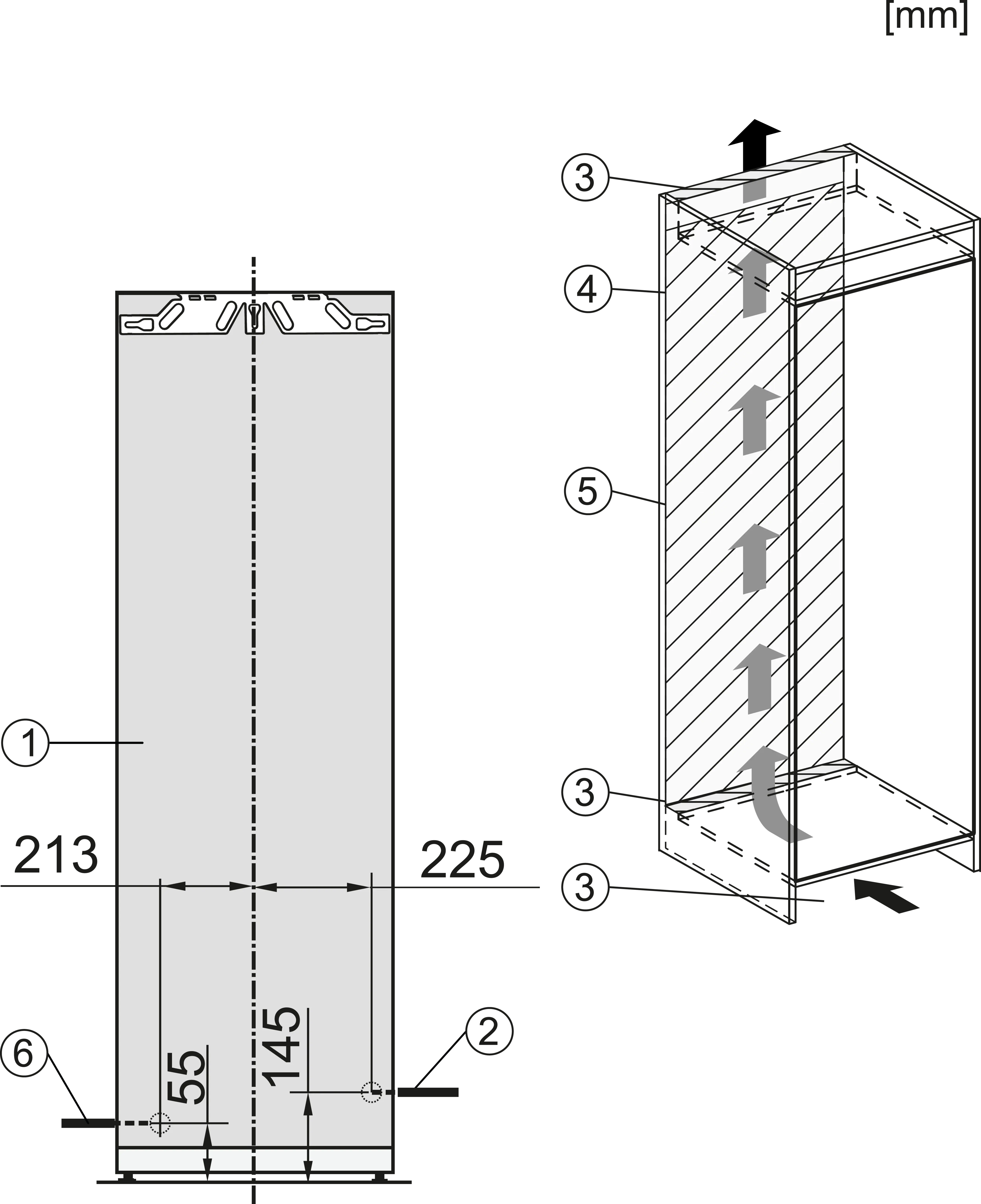 Miele FNS 7774 D Einbau-Gefrierschrank