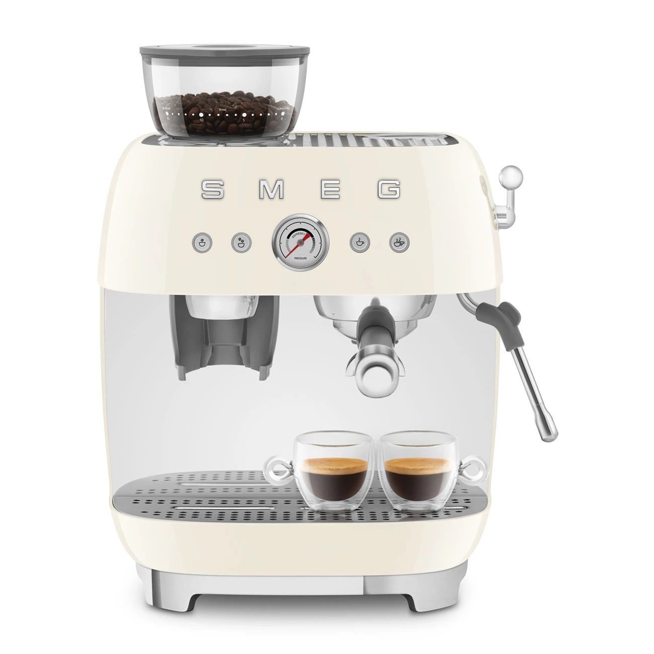 Smeg EGF03CREU Espresso-Kaffeemaschine Creme
