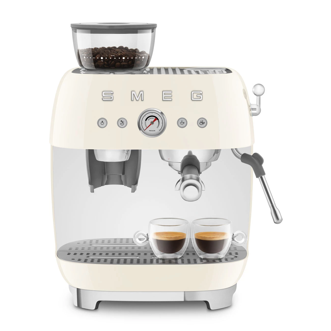 Smeg EGF03CREU Espresso-Kaffeemaschine Creme Smeg EGF03CREU Espresso-Kaffeemaschine Creme