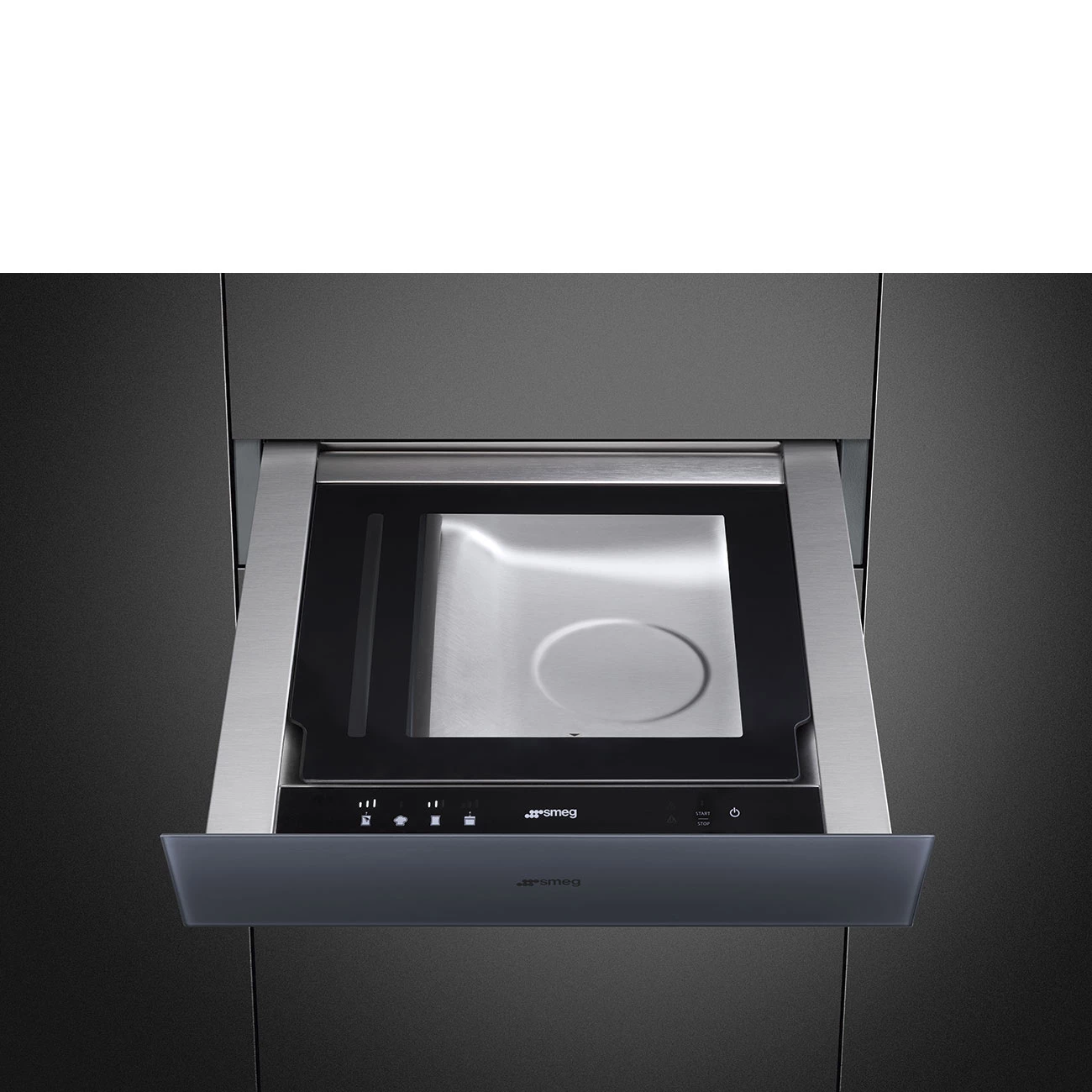 Smeg CPV115G Einbau-Vakuumierschublade Neptune Grey