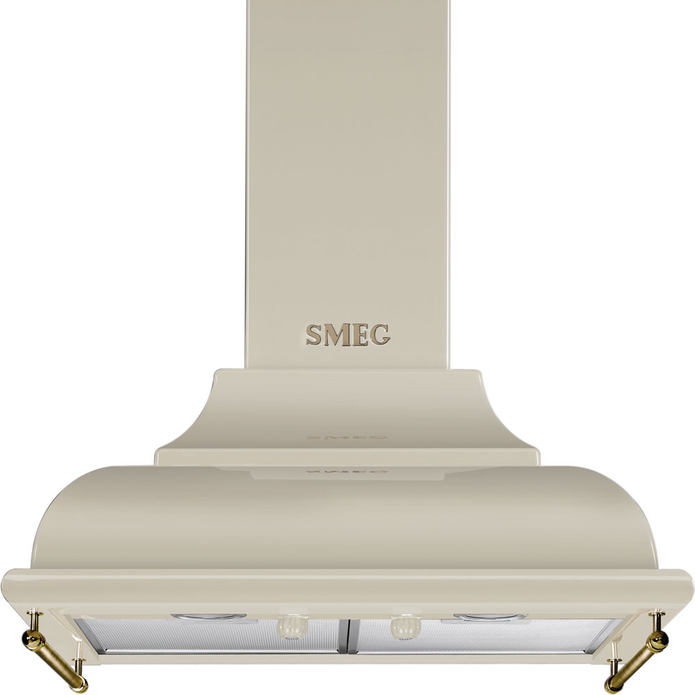 Smeg KC16POE Wand-Dunstabzugshaube Creme