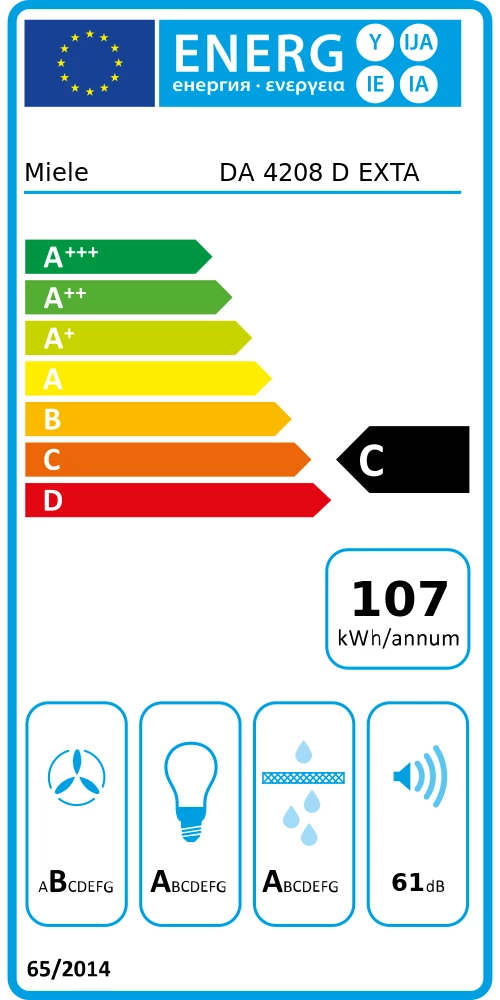 Energieklasse C - Vollständiges EU-Energielabel