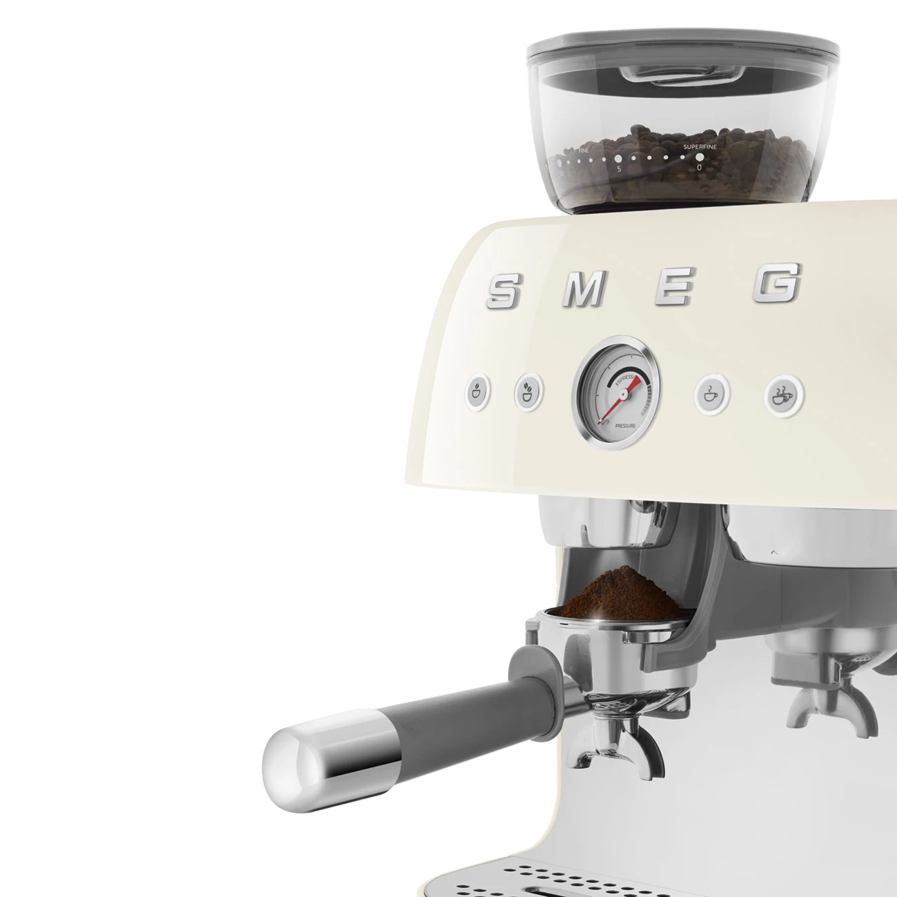 Smeg EGF03CREU Espresso-Kaffeemaschine Creme