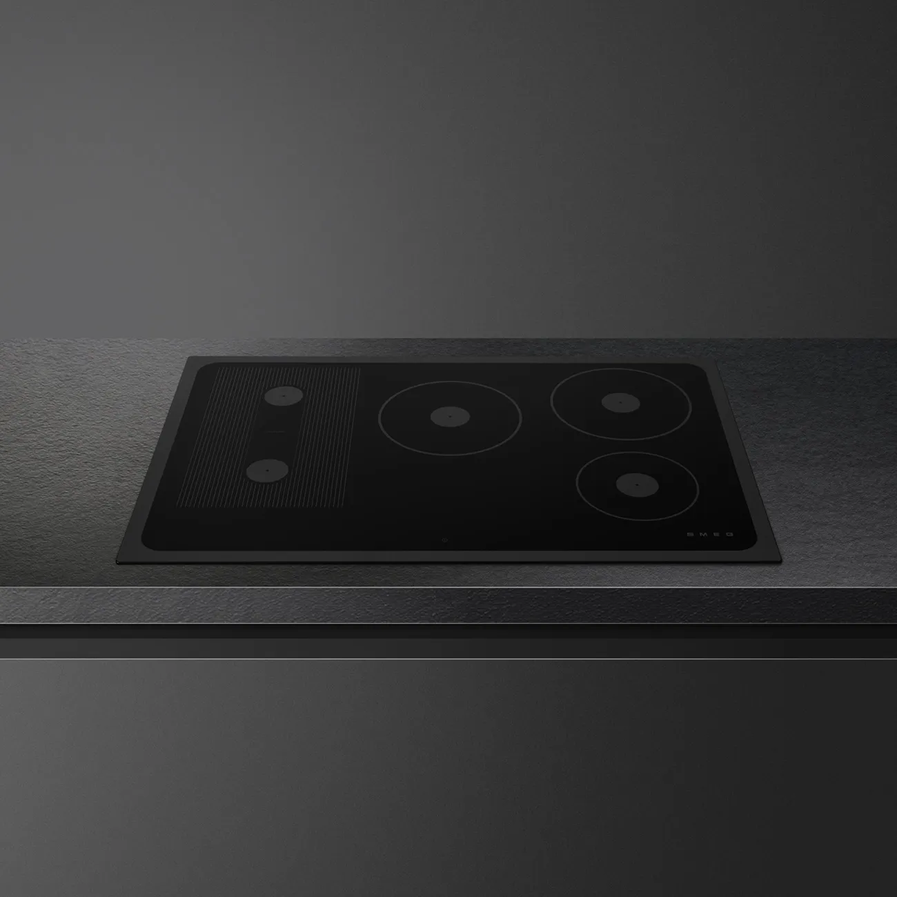 Smeg SI1M24854D Herdunabhängiges Induktionskochfeld Schwarz