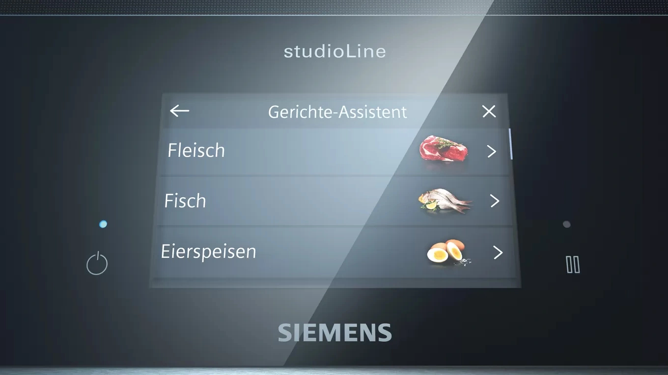 tft touch display siemens tft touch display mit gerichte assistent am kochfeld