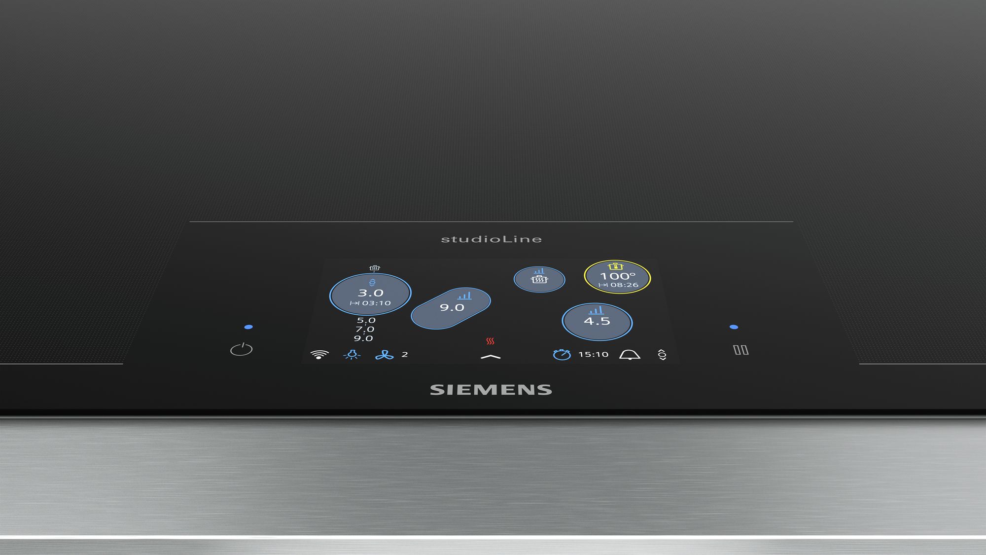 Siemens EZ877KZY1E Einbau-Induktionskochfeld Schwarz