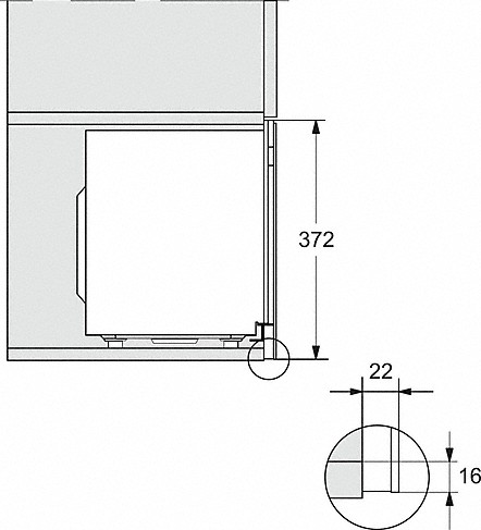 Miele M 2224 SC Einbau-Mikrowelle Obsidianschwarz