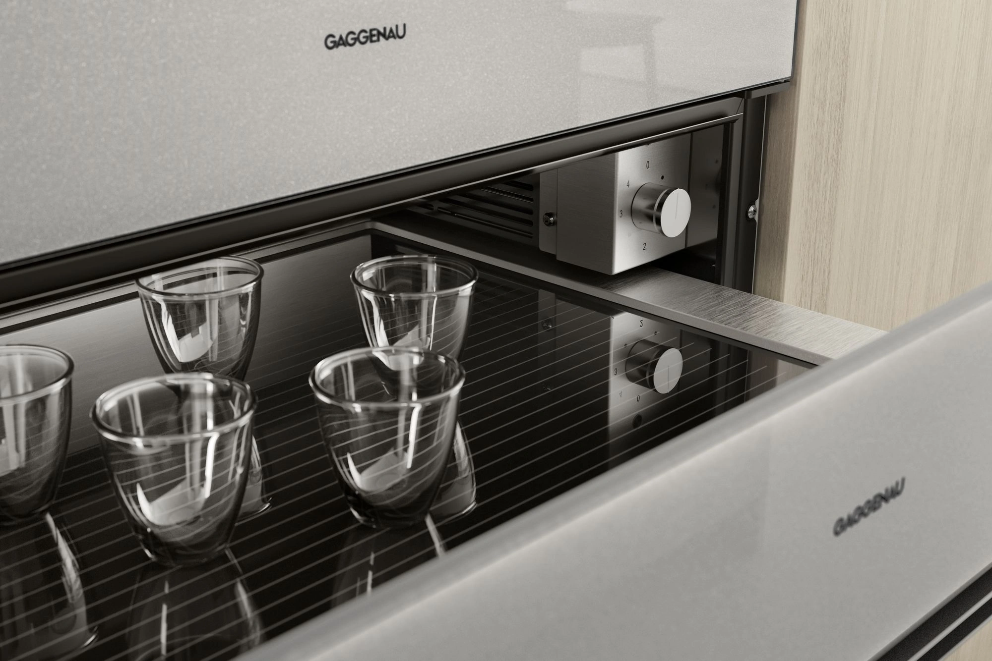 Gaggenau WSP221110 Einbau-Wärmeschublade Metallic