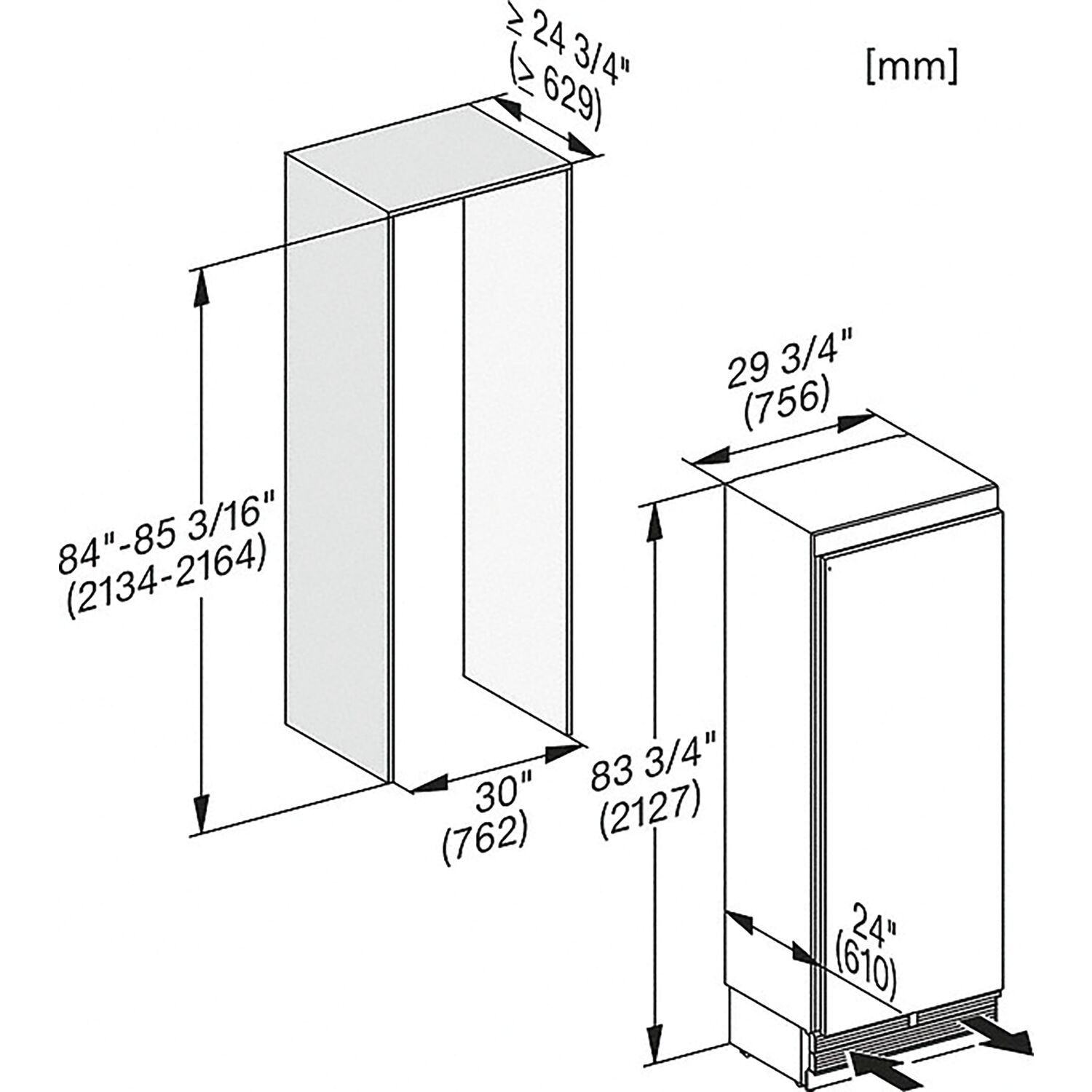 Miele K 2802 Vi Einbau-Kühlschrank Weiß